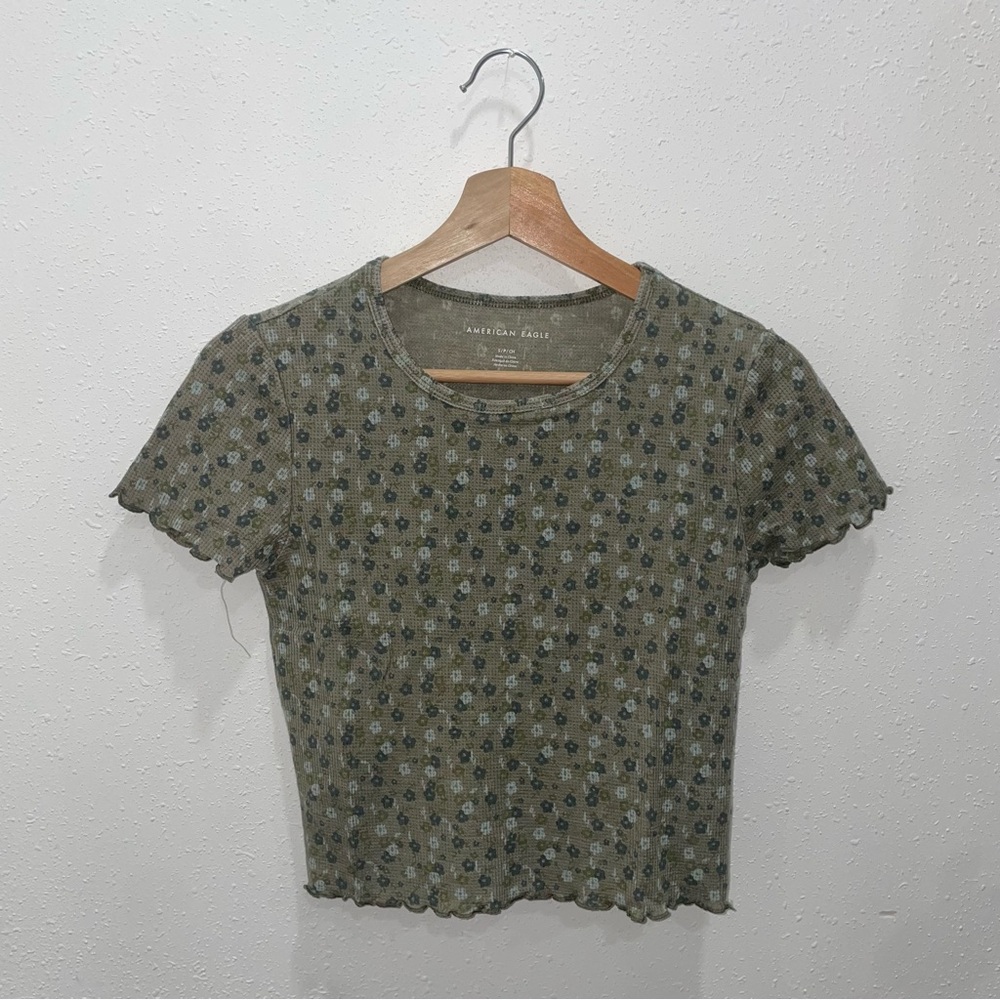 Green Floral Shirt